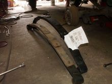 Old &amp; new rear springs