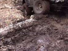 This was the trickiest part of the trail. Ended up winchin both of em...