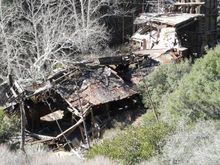 Sunflower mercury mine, sunflower AZ. Most of the mine equipment is still intact.