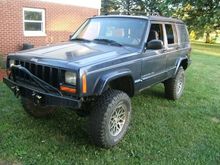 4.5" lift with 31" mud terrains