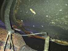 Old O2 sensor, can't imagine why it doesn't work with 3 of 4 wires broken off lol.  This little guy didn't want to budge, was a real pain to get it loose, but I had a friend that was able to get it loose for me. :)