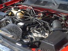 Pristine engine compartment