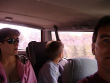 Governor Basin Road
Taking in the sights. My wife AMY, my youngest JAYCE, and me taking the picture. Who needs both hands on the wheel while on a shelf road ? According to my wife I DO!!!!