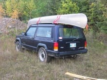 Camping in northern Manitoba