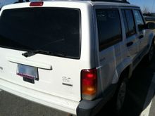 Jayhawks license plate frame was not included. Bummer. Roch Chalk!