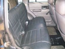 Rear XJ leather.