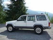 This is my 94 Cherokee in stock form, one week old to me anyway.