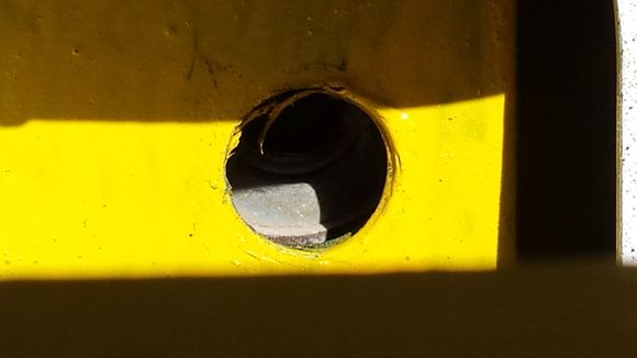 You can see how far of the holes really are.