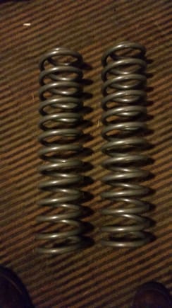 RC 4.5" Springs. the parts pile begins