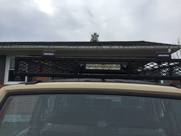 Installed a quadratec 10 light bar. Very bright