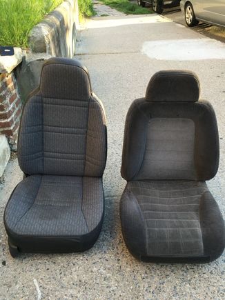 Old XJ passenger seat compared to new (loose term) ZJ passenger seat.