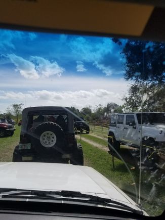 In line for the stock course.