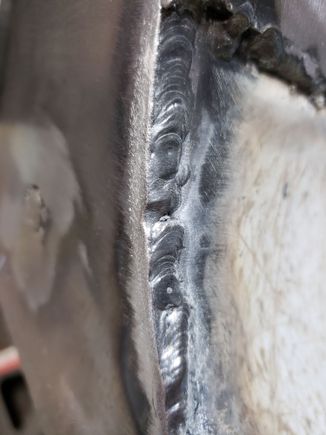 Halfway decent fluxcore welds...