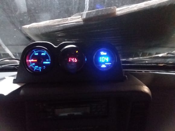 Gauges with power. That trans temp might get annoying.