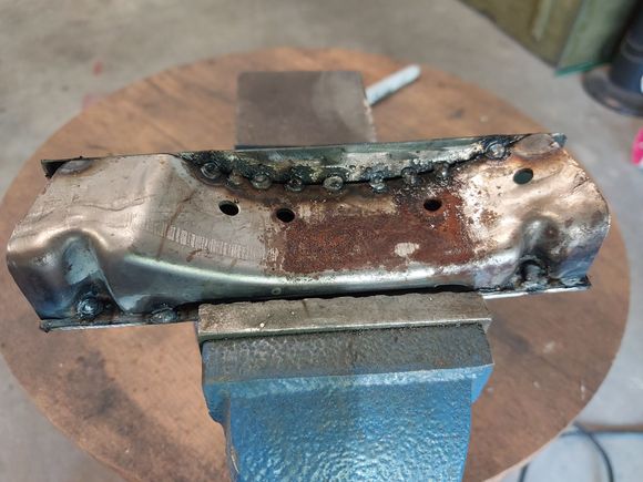 Tack welded it together.