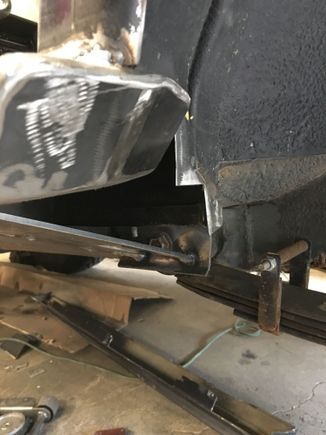 Now to fill the end gaps. Here’s the rear one.