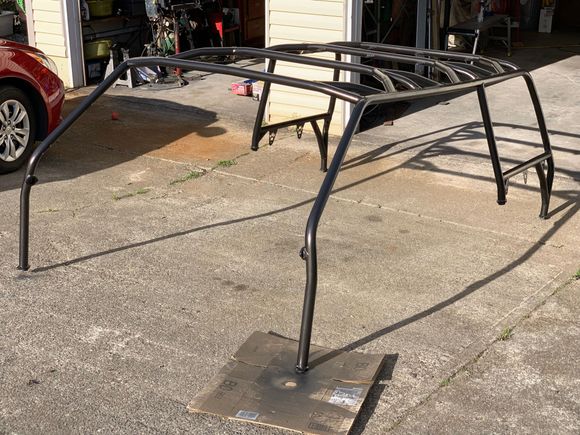 Finally got it all welded up and painted. Hoping to get it finally installed this weekend 🤞