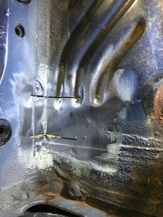 It’s easier to clean off now before ya start bending stuff up.