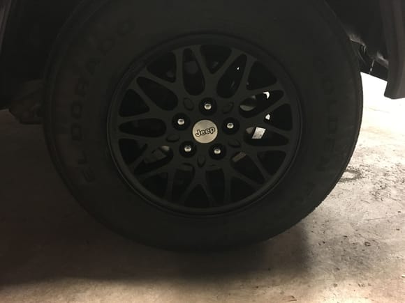 I buffed and waxed it then pulled the wheels painted the wheels flat black then clear coated them. Fun day in my shop.