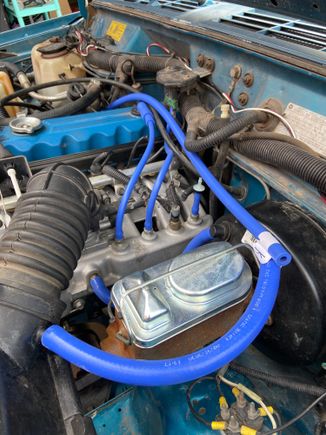 They did not have the same hose a Napa. But close enough. $15+ a foot! And its rubber wrapped in silicone! Whatever. Got it done. 