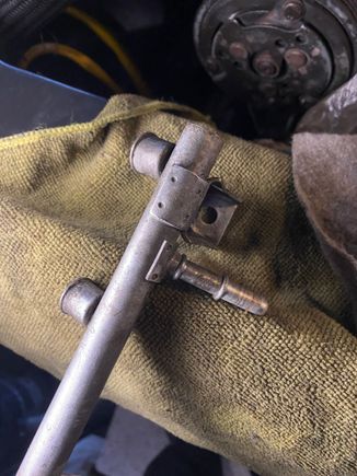 Little plastic quick connect supposed to go here