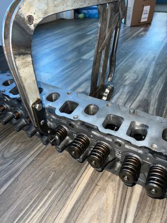 Reinstalling valves and springs 