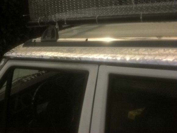 did the same to the top rails