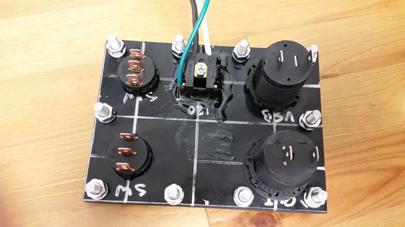 Here is the back of the panel