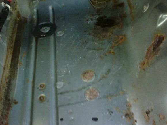 driver side a little rust