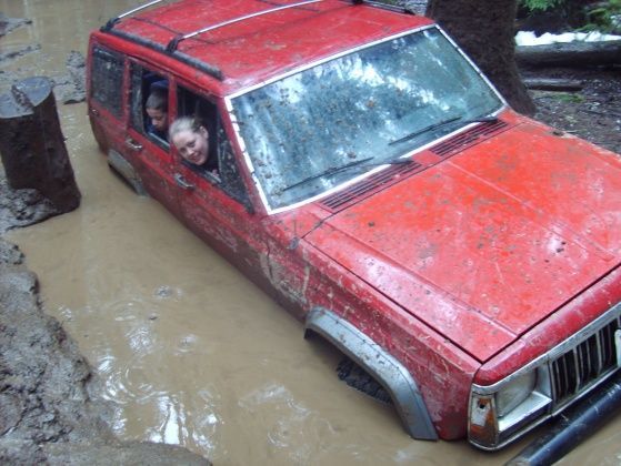 swamped  but not stuck