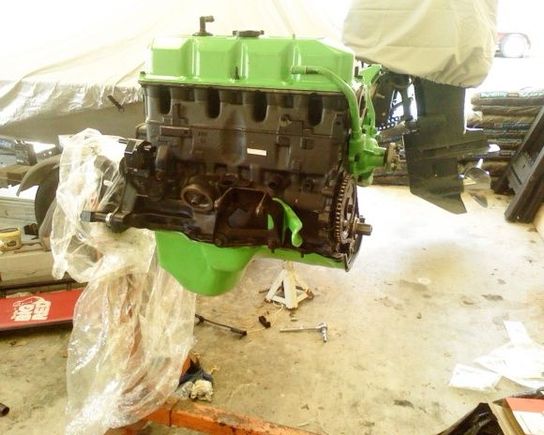 only a four cylinder but its a pretty one :)