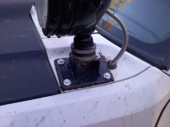 Custom made KC daylighter mounts