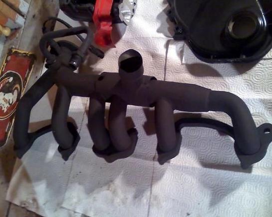 painted exhaust
