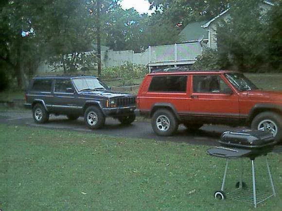 My wife's 01 and my 95 about a week after we got 'em...