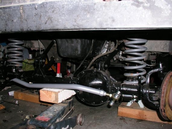 re 1600 track bar going in