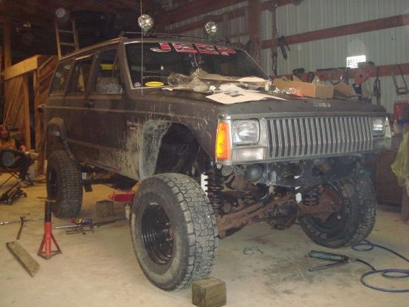 still in the shop just finished the lift