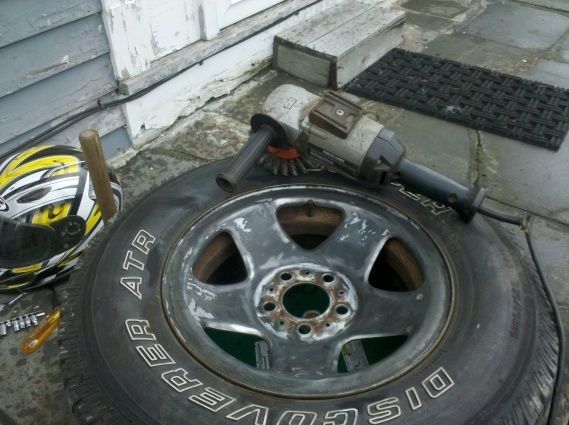 working that wire brush