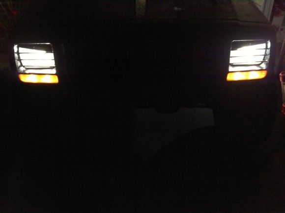 new head light bars and the eye lids i think they look sweet