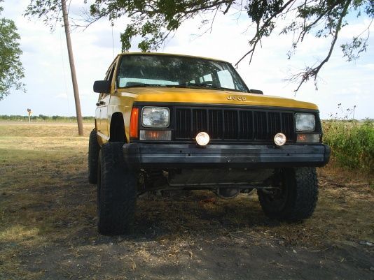 Jeep with new lights