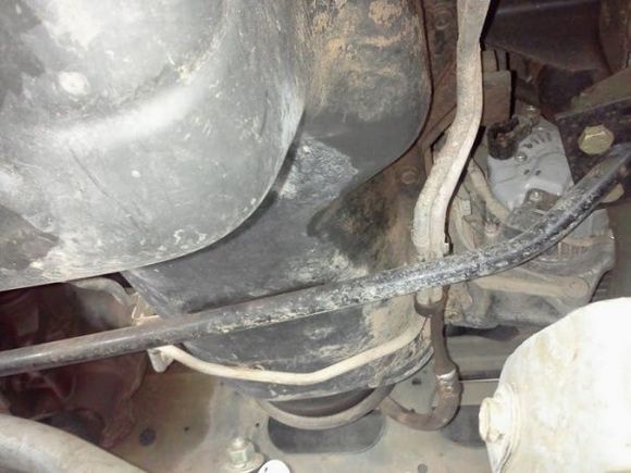 motor mounts are destryoed - Motor is resting on the oil pan