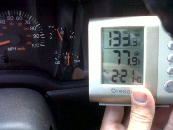 Temp under the hood