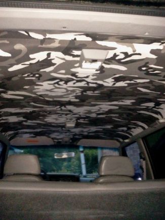 Headliner installed