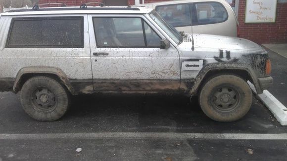 The jeep that doesn't get stuck haha