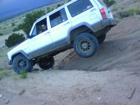 putting the tires in the air
