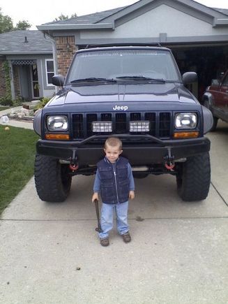 E41A0077 "Little Man" Ole Mans helper, watch out, he has that ball ping hammer again!!!