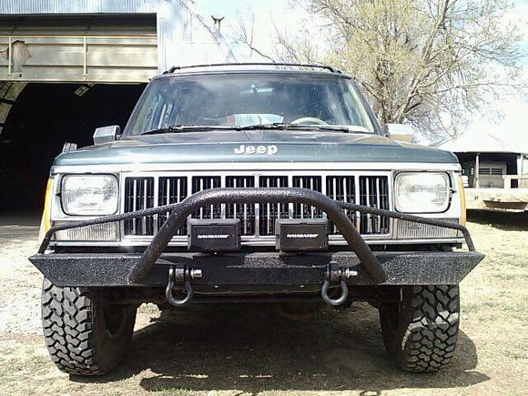 Fog lights on!