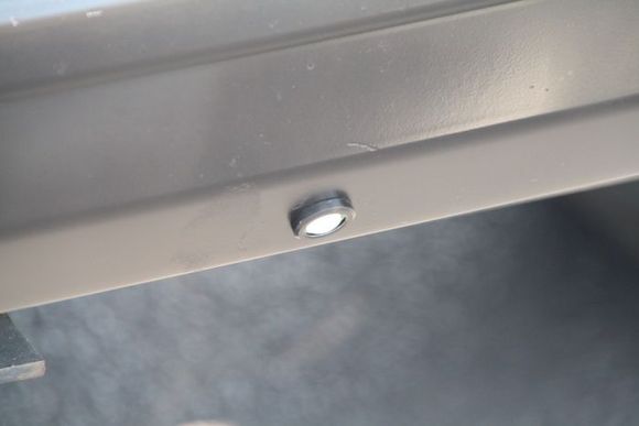 Close up of one of the lights.