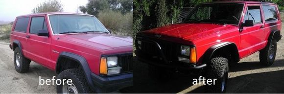 the before and the after