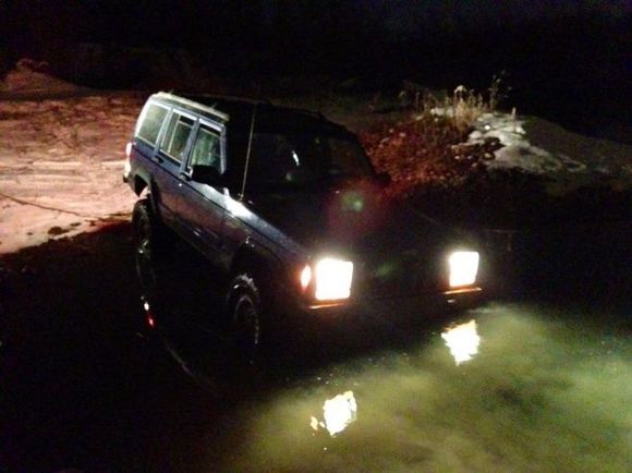 didnt look that deep...started sinking like quick sand