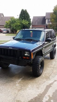 cleaned up the old jeep